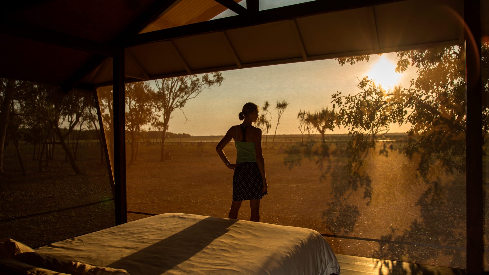 Waking up at Bamurru