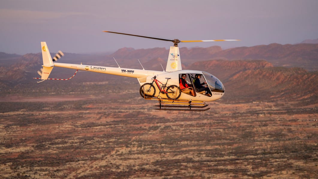An Alice Springs Helicopter flight over the Red Centre