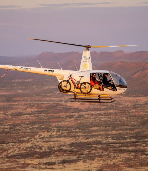 An Alice Springs Helicopter flight over the Red Centre